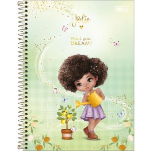 Caderno 01x1 Capa Dura Jolie 80fls.-081280-54250