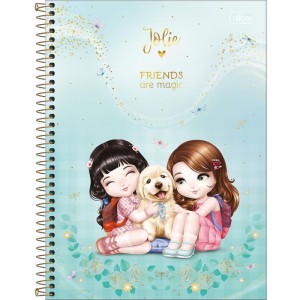 Caderno 01x1 Capa Dura Jolie 80fls.-081280-60107