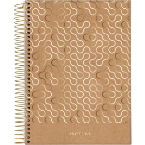 Caderno 01x1 Capa Dura Kraft Gold 80fls.-098205-12615