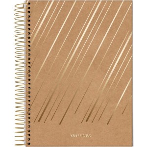 Caderno 01x1 Capa Dura Kraft Gold 80fls.-098205-74782