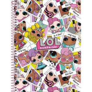 Caderno 01x1 Capa Dura Lol 80fls.-098339-95939