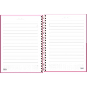 Caderno 01x1 Capa Dura Love Pink 80fls.-081306-14968