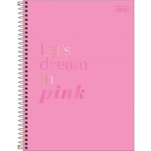 Caderno 01x1 Capa Dura Love Pink 80fls.-081306-18177