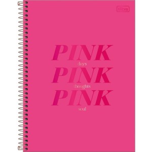 Caderno 01x1 Capa Dura Love Pink 80fls.-081306-23135