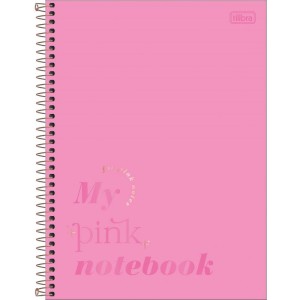 Caderno 01x1 Capa Dura Love Pink 80fls.-081306-73036