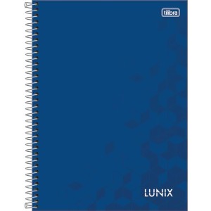 Caderno 01x1 Capa Dura Lunix 80fls.-098300-86139