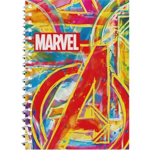 Caderno 01x1 Capa Dura Marvel 80fls-106441-37977