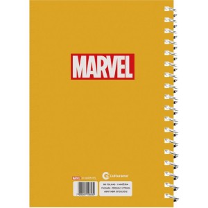 Caderno 01x1 Capa Dura Marvel 80fls-106441-98234