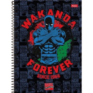 Caderno 01x1 Capa Dura Marvel Comics 80fls.-087128-28054