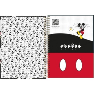 Caderno 01x1 Capa Dura Mickey 80fls.-081225-73236