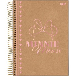 Caderno 01x1 Capa Dura Mickey.minnie Arts Kraft 80fls-100824-22427