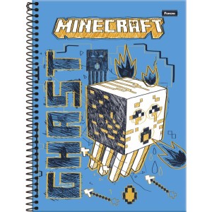 Caderno 01x1 Capa Dura Minecraft 80fls.-096246-68972