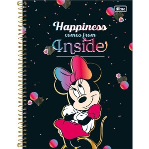 Caderno 01x1 Capa Dura Minnie 80fls.-081219-77129