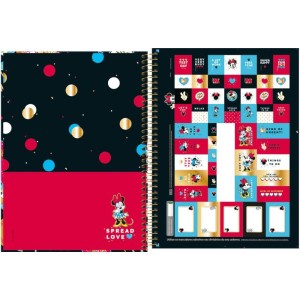 Caderno 01x1 Capa Dura Minnie Core 80fls.-098253-72945