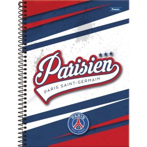 Caderno 01x1 Capa Dura Paris Saint Germain 80fls.-098343-44652