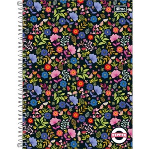 Caderno 01x1 Capa Dura Pepper Feminino 80fls.-066301-15498