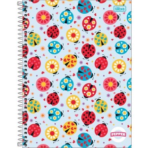 Caderno 01x1 Capa Dura Pepper Feminino 80fls.-066301-68986