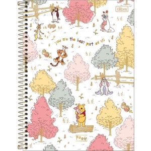 Caderno 01x1 Capa Dura Pooh Connect 80fls.-081232-35453