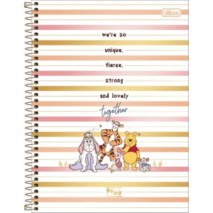 Caderno 01x1 Capa Dura Pooh Connect 80fls.-081232-69440