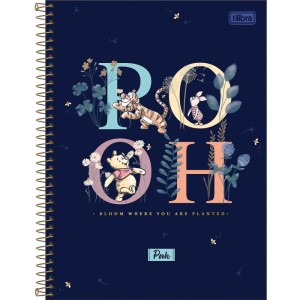 Caderno 01x1 Capa Dura Pooh Connect 80fls.-081232-96459