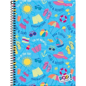 Caderno 01x1 Capa Dura Pop Collection 96 Folhas-050945-11830