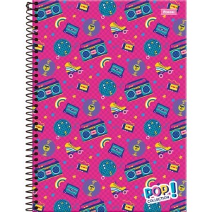 Caderno 01x1 Capa Dura Pop Collection 96 Folhas-050945-76064