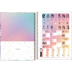 Caderno 01x1 Capa Dura Princesas 80fls.-096287-18921