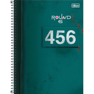 Caderno 01x1 Capa Dura Round 6 80fls.-098515-84120