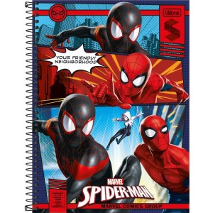 Caderno 01x1 Capa Dura Spider-man 80fls.-081246-68988