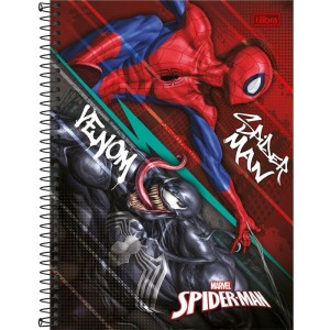 Caderno 01x1 Capa Dura Spider-man 80fls.-081246-77822