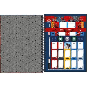 Caderno 01x1 Capa Dura Spider-man 80fls.-081246-90509