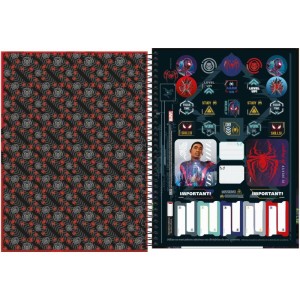 Caderno 01x1 Capa Dura Spider-man Game 80fls.-086995-90304