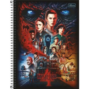 Caderno 01x1 Capa Dura Stranger Things Connect 80fls-096288-26815