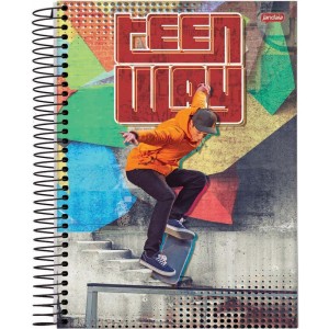 Caderno 01x1 Capa Dura Teen Way 96fls.-066400-48216