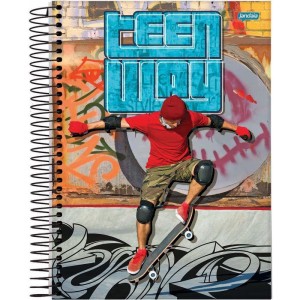 Caderno 01x1 Capa Dura Teen Way 96fls.-066400-76425