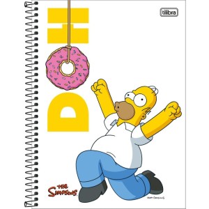 Caderno 01x1 Capa Dura The Simpsons 80fls.-093029-34855