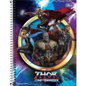 Caderno 01x1 Capa Dura Thor Amor E Trovao 80fls.-098259-51918