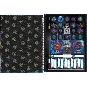 Caderno 01x1 Capa Dura Thor Amor E Trovao 80fls.-098259-57299