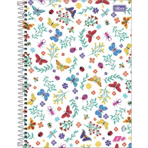 Caderno 01x1 Cp.dura Colegial D+ Feminino 96 Folhas-106970-30254