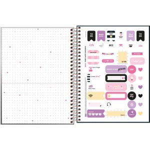 Caderno 01x1 Cp.dura Colegial West Village 80fls.-067058-17872