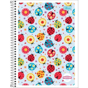 Caderno 01x1 Flexivel Pepper Feminino 80 Folhas-076137-25882