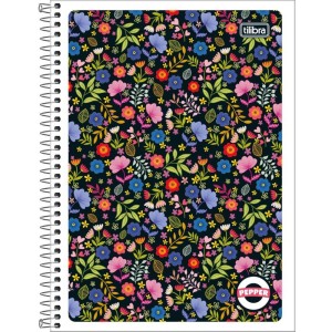 Caderno 01x1 Flexivel Pepper Feminino 80 Folhas-076137-51169