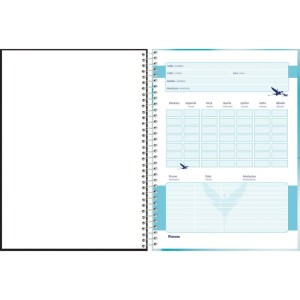 Caderno 10x1 Capa Dura Avatar 160fls.-098306-85883