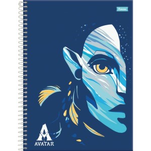 Caderno 10x1 Capa Dura Avatar 160fls.-098306-88195