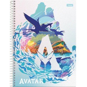 Caderno 10x1 Capa Dura Avatar 160fls.-098306-88747