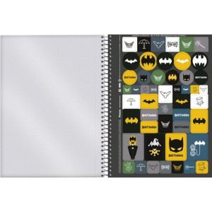 Caderno 10x1 Capa Dura Batman 160fls.-098316-34813