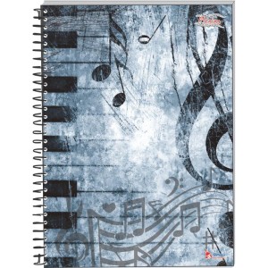 Caderno 10x1 Capa Dura Camuflagem 160 Folhas-081680-13547