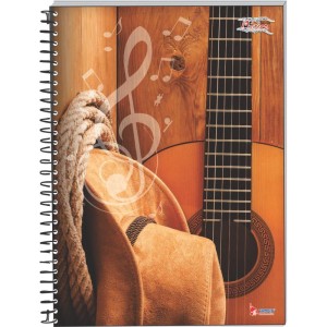 Caderno 10x1 Capa Dura Camuflagem 160 Folhas-081680-41903