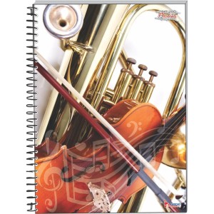 Caderno 10x1 Capa Dura Camuflagem 160 Folhas-081680-80837