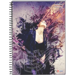 Caderno 10x1 Capa Dura Camuflagem 160 Folhas-081680-97563